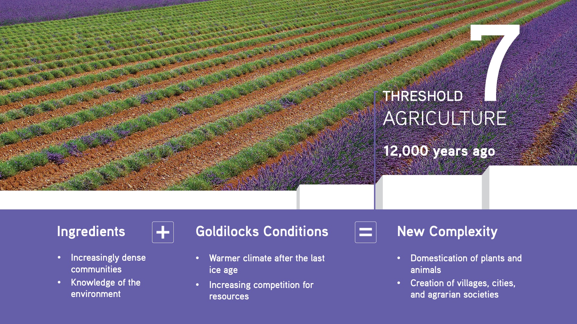 Threshold 7: Agriculture and Complex Societies