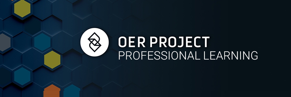 Text that reads: OER Project Professional Learning.