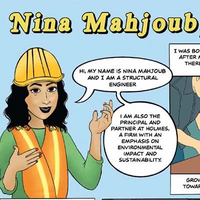 Read: Graphic Biography – Nina Mahjoub, Engineering Green Structures