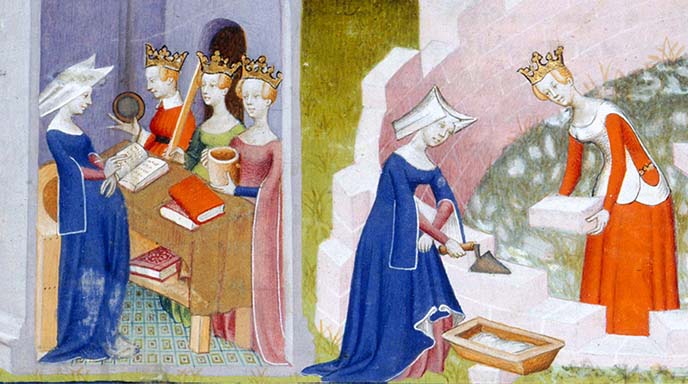 Illustration from the book of the city ladies