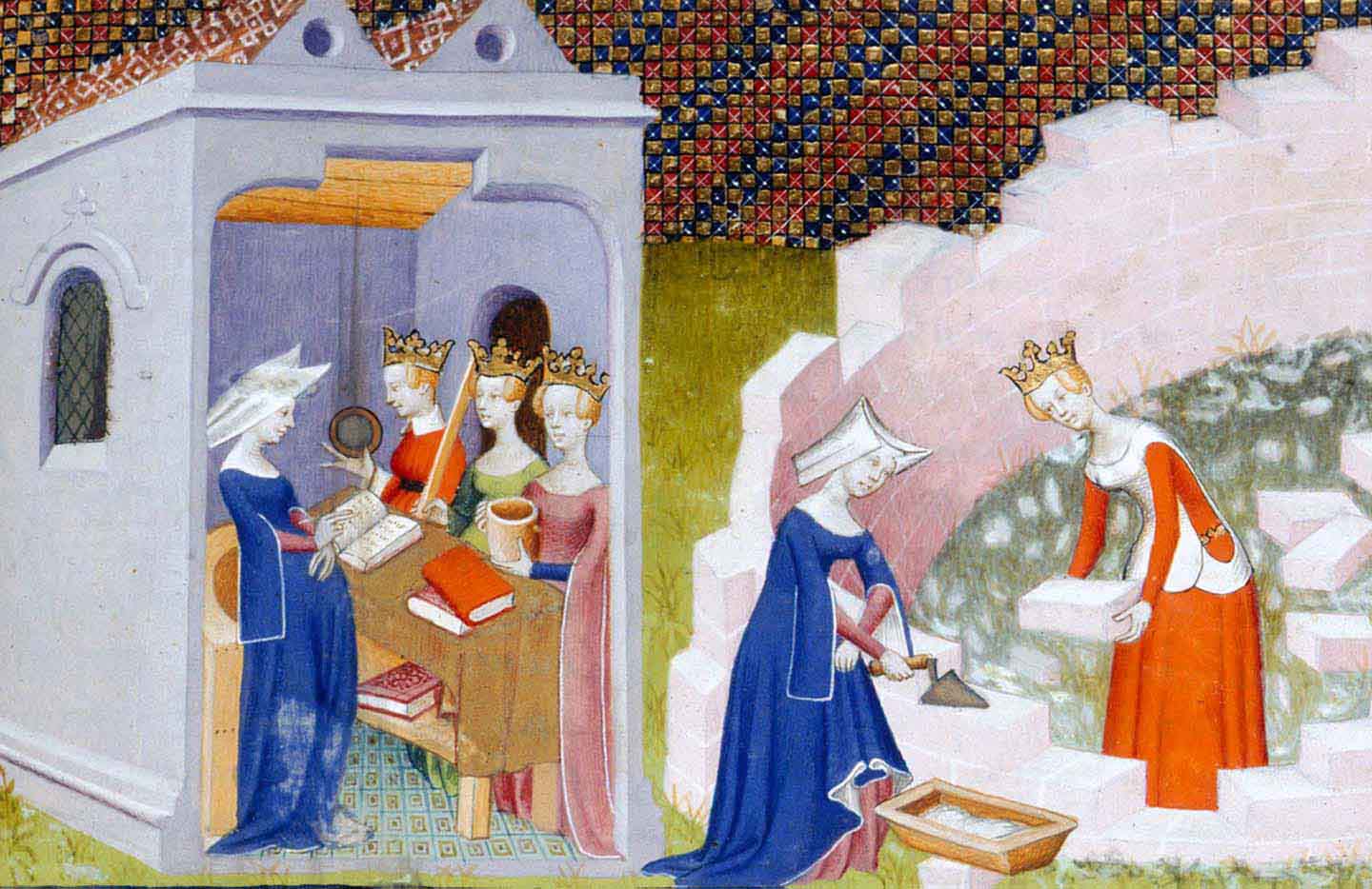 Illustration from the book of the city ladies