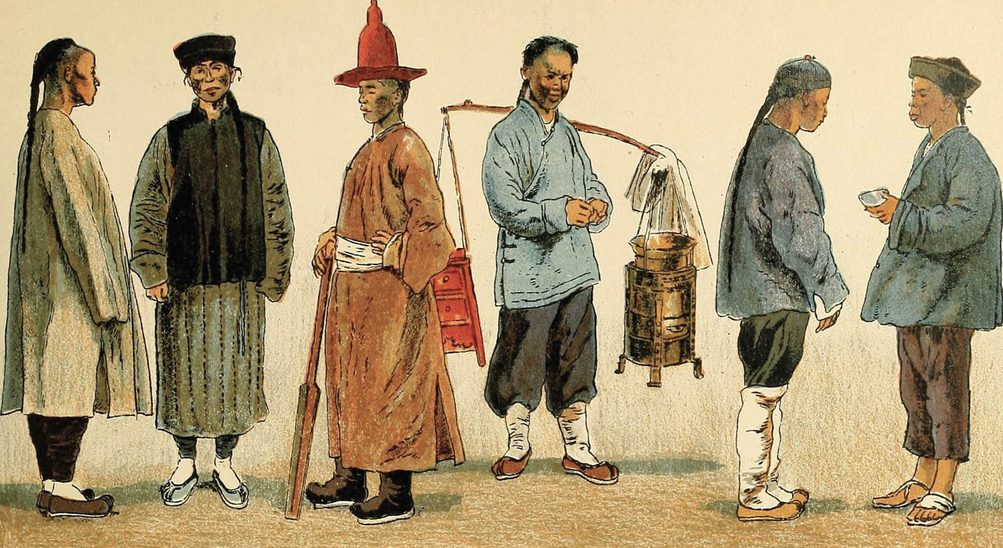 Drawing of a Chinese dragon under a bright red sun. The dragon has a snake-like body and four legs with claws.