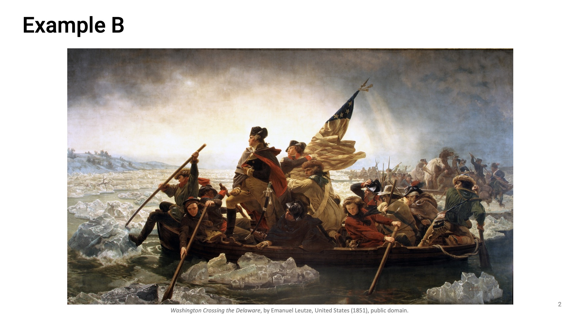 Washington Crossing the Delaware