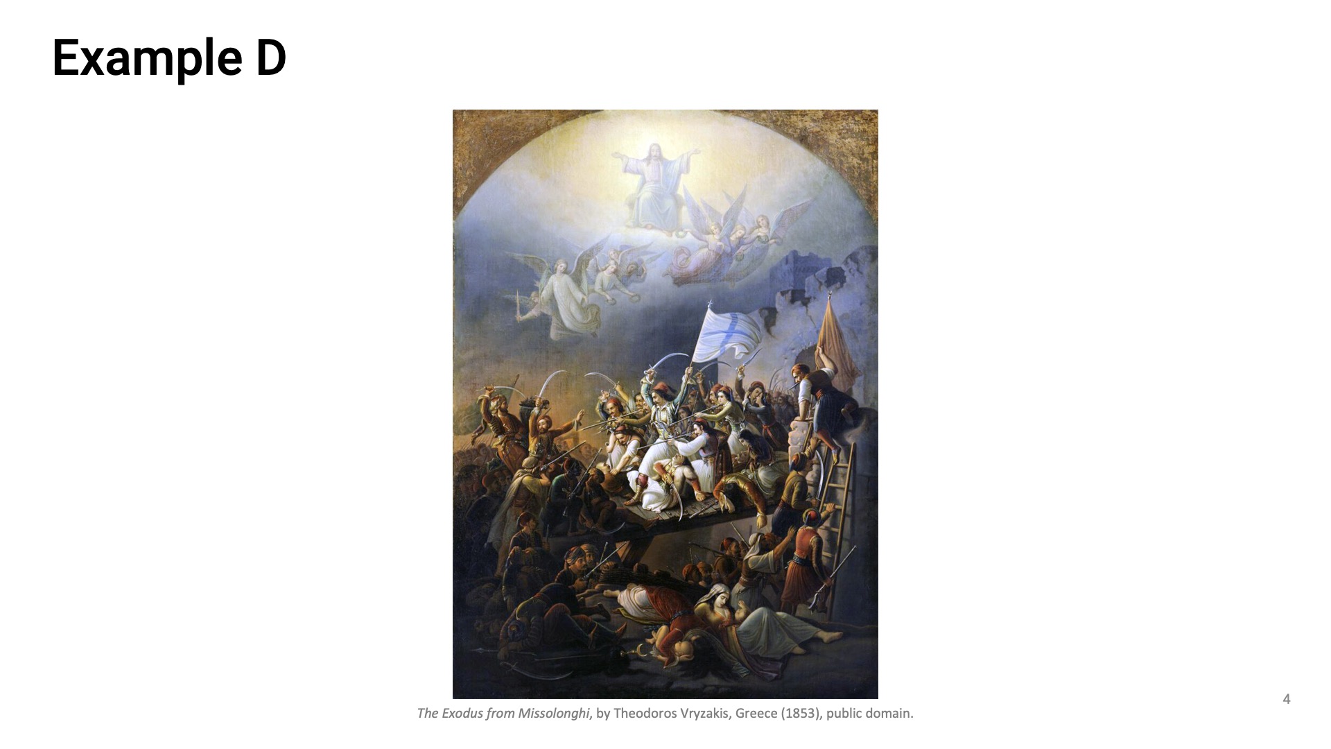 The Exodus from Missolonghi