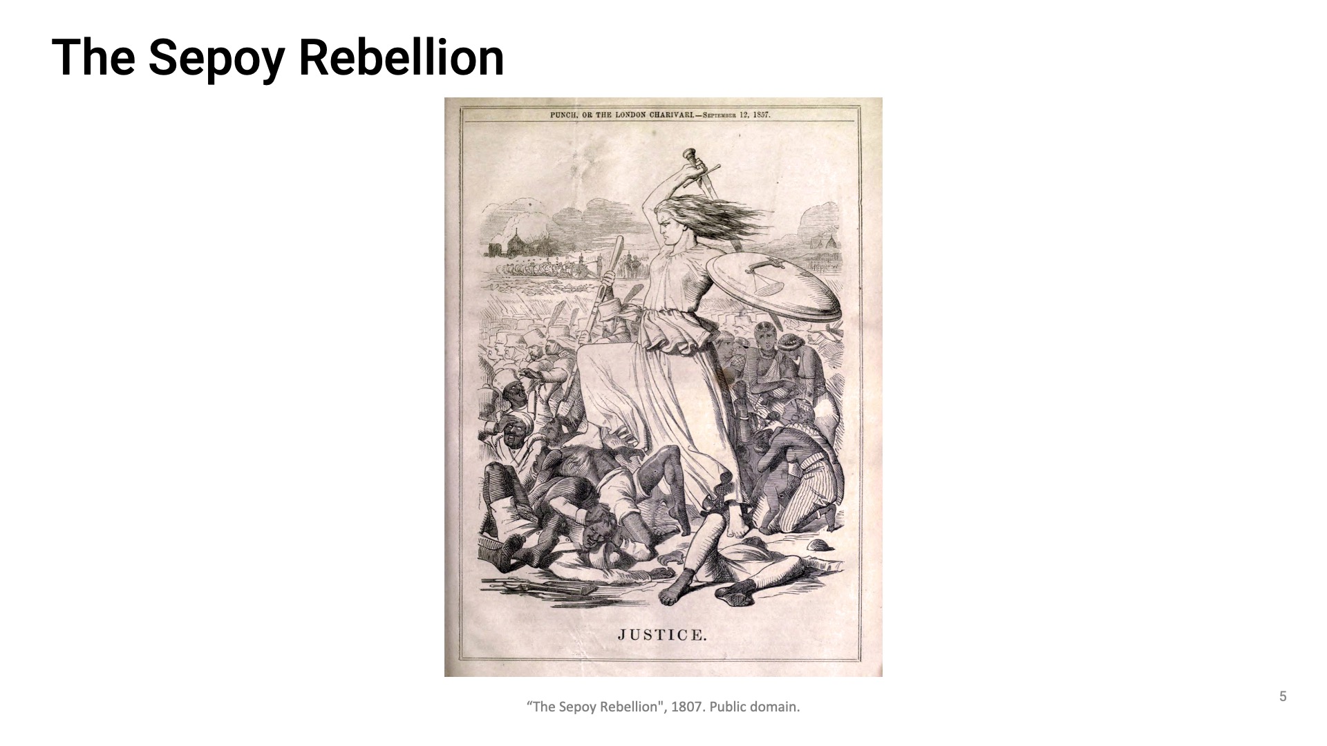 The Sepoy Rebellion