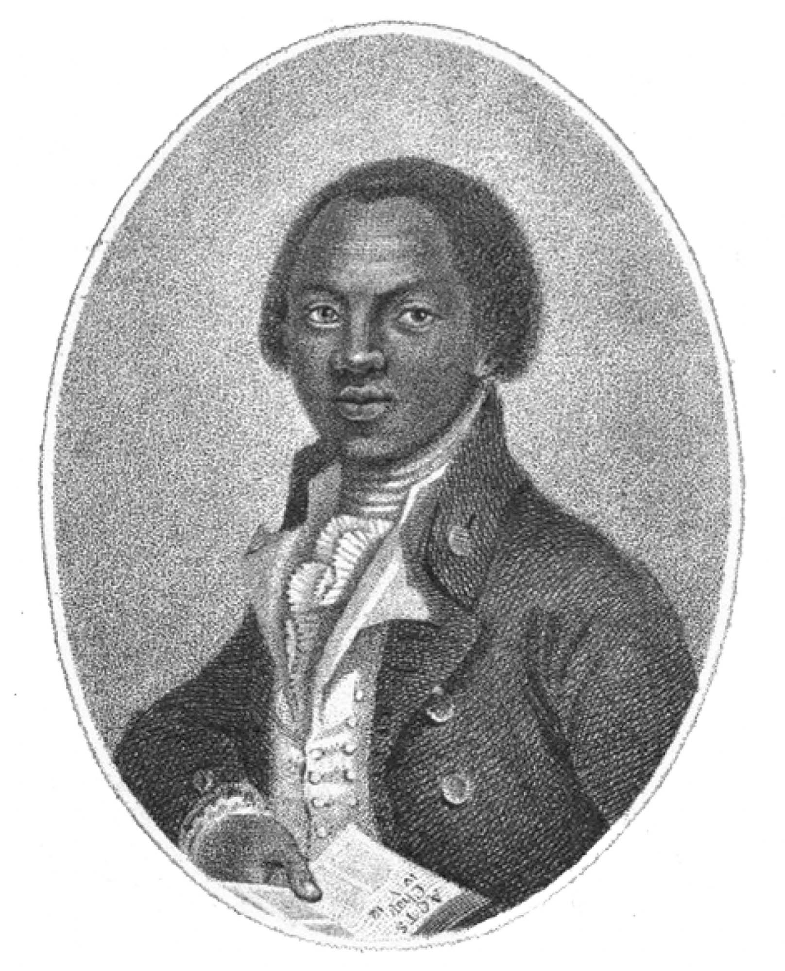 A portrait of a man of African descent, wearing a uniform.