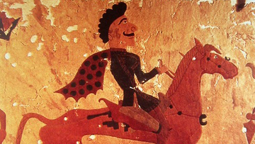 A Scythian/Pazyryk horseman, about 300 BCE